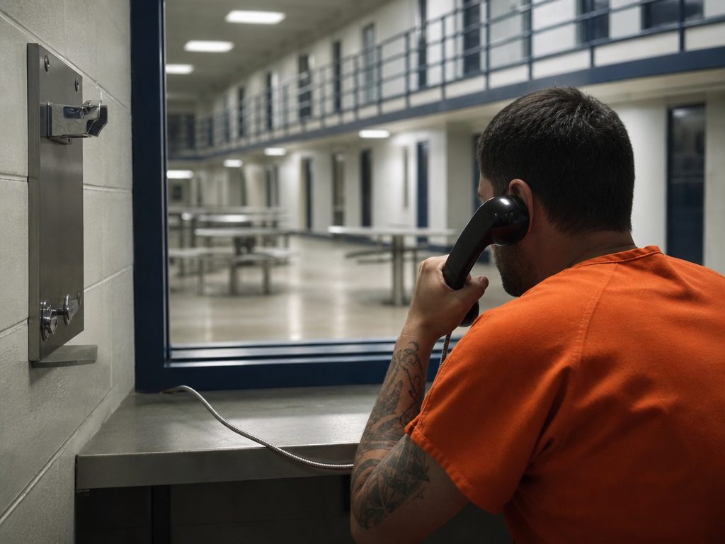 A Complete Guide to Managing Inmate Phone Call Costs and Regulations (article editorial guide): a wide establishing shot of the subject