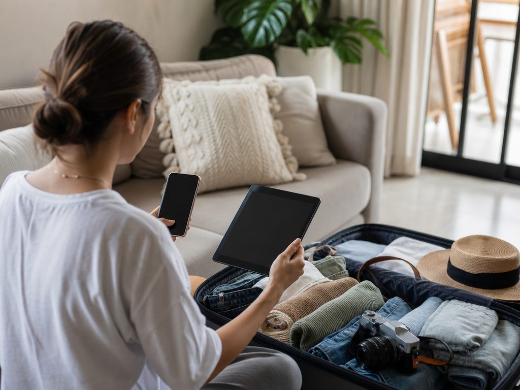 Demystifying the Bali Entry Process: The Essential Digital Checklist Before You Fly (article editorial guide): a person interacting with the subject, face not prominent
