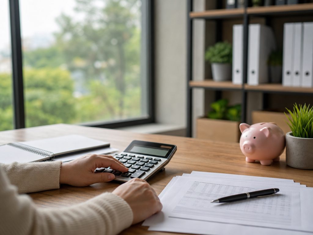 Deposit Maturity Value Calculator: a wide establishing shot of the subject