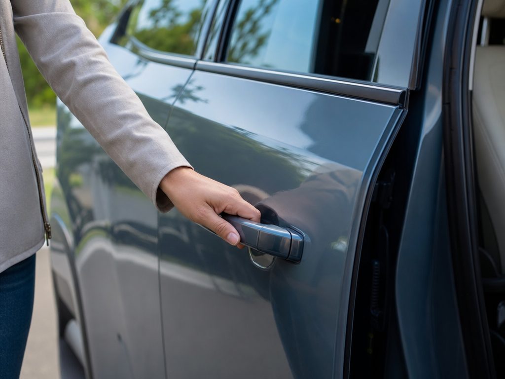 Elevating the Daily Grind: Why a New Car is the Ultimate Upgrade for Busy Families (article editorial guide): a close-up detail shot of the subject