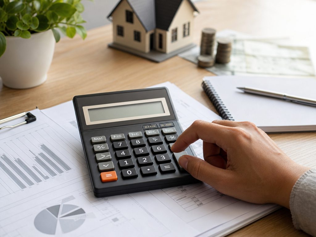 Extra Payment Payoff Calculator: a wide establishing shot of the subject