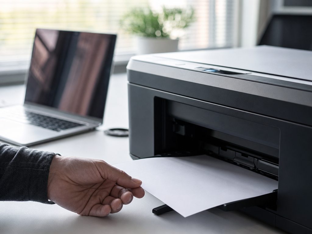 How to Configure and Lock In Your Default Printer in Windows 11 and 10 (article editorial guide): a close-up detail shot of the subject