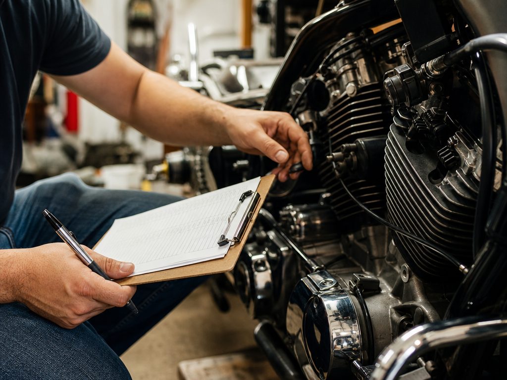 Navigating Motorcycle Valuation: How to Determine and Use Bike Values Effectively (article editorial guide): a close-up detail shot of the subject
