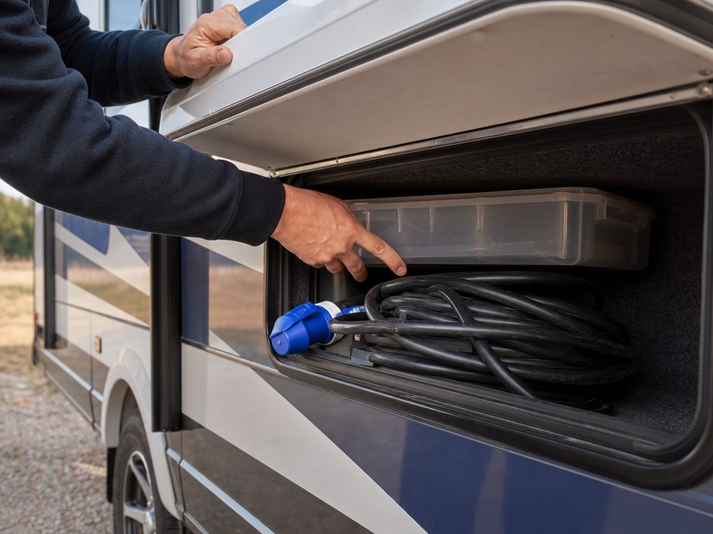Navigating RV Valuation: How to Determine Your Motorhome or Travel Trailer's Worth (article editorial guide): a close-up detail shot of the subject