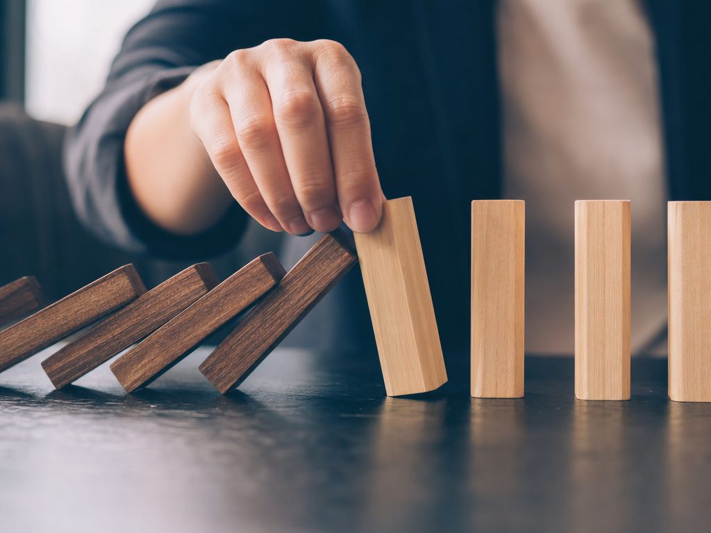 Navigating the Shift: How to Lead Teams Successfully Through Workplace Volatility (article editorial guide): a close-up detail shot of the subject