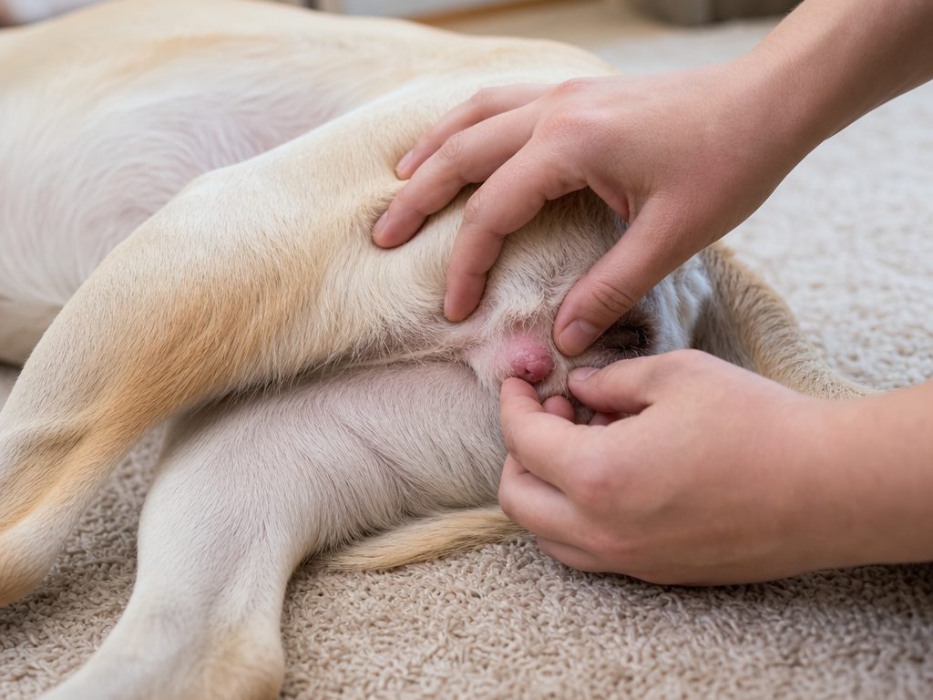 Navigating Your Female Dog's Heat Cycle: A Practical Owner's Guide (article editorial guide): a close-up detail shot of the subject