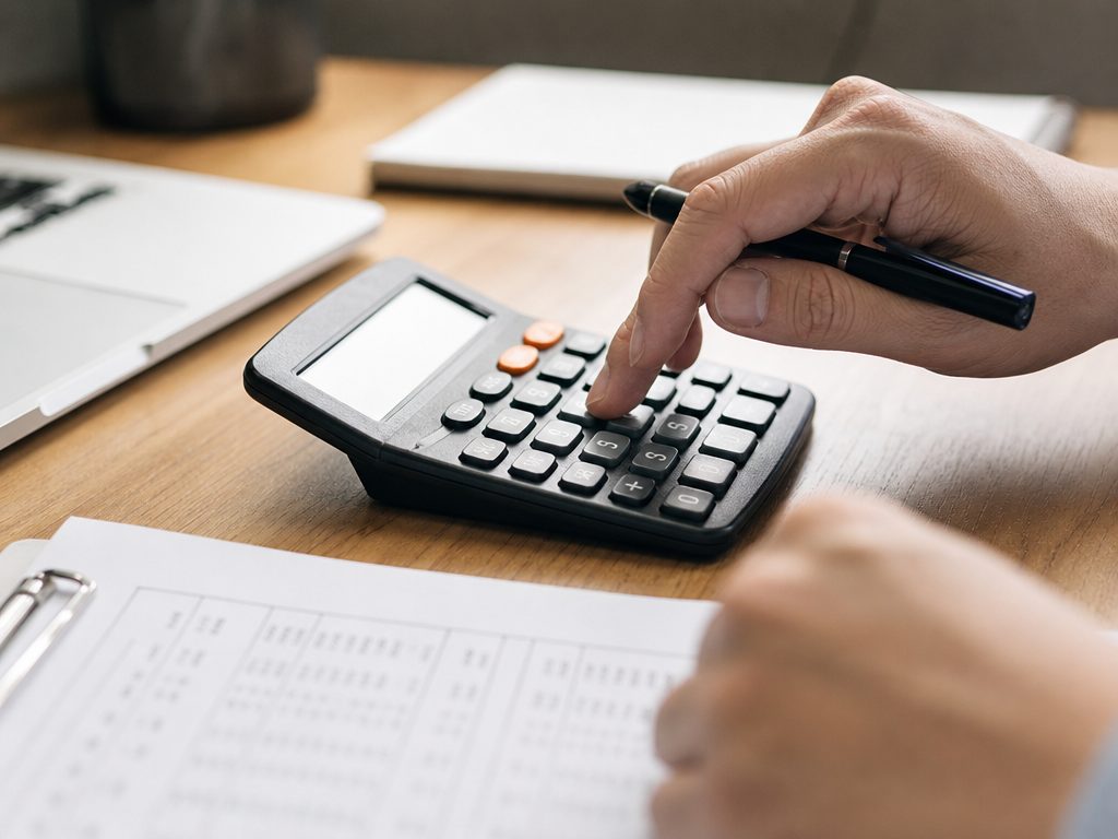 Overtime Pay Calculator: a close-up detail shot of the subject