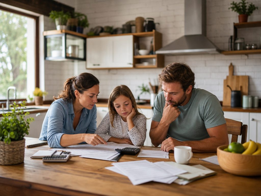 Smart Ways to Stretch the Household Budget: A Practical Guide to Family Frugality (article editorial guide): a wide establishing shot of the subject