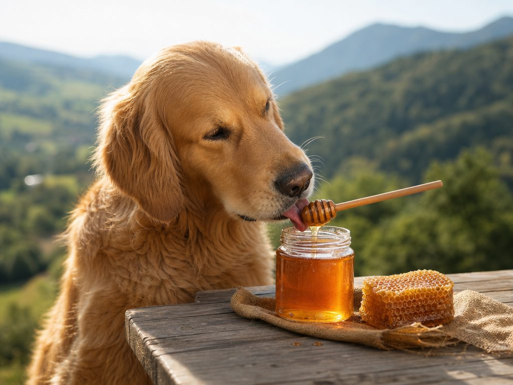 can dogs have honey — original illustration 1