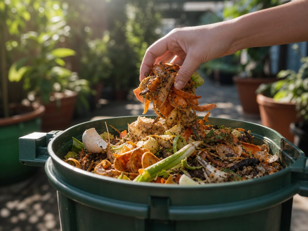 The Lazy Green Revolution: How Doing Less Makes Eco-Friendly Living Fun (article editorial guide): a close-up detail shot of the subject