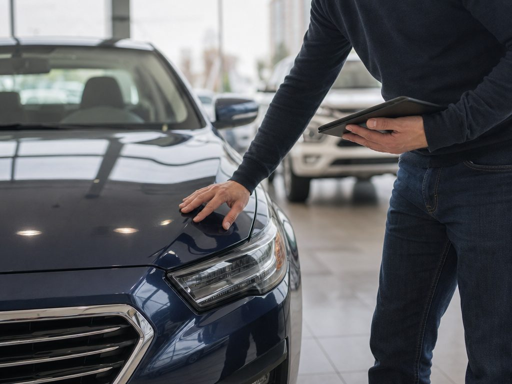 Understanding NADA Used Car Values: A Guide to Smarter Auto Transactions (article editorial guide): a person interacting with the subject, face not prominent