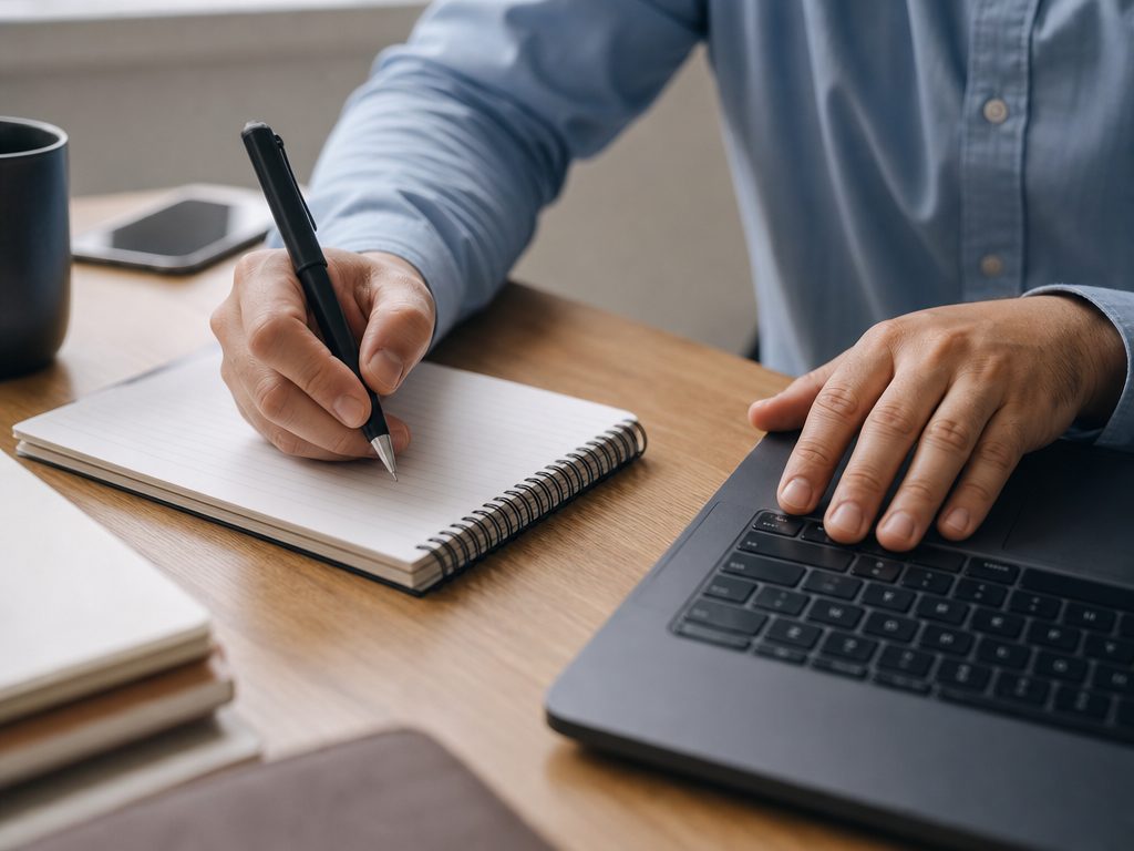 Your Everyday Work Style: A Four-Pattern Self-Reflection (assessment editorial guide): a close-up detail shot of the subject